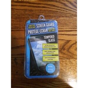Shatter-Resistant Screen Guard Tempered Glass for iPhone XR & 11 NIB Free Ship